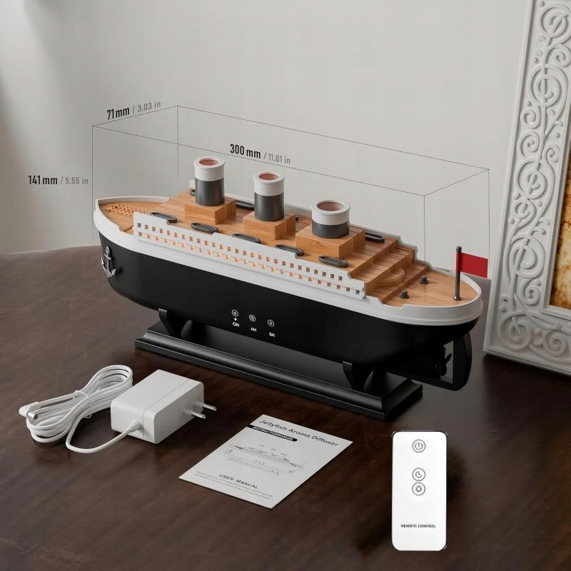 Air Humidifier Ultrasonic Fragrance Diffuser with Aromatherapy + Oils Manufacturer code Hawk-Matic-01