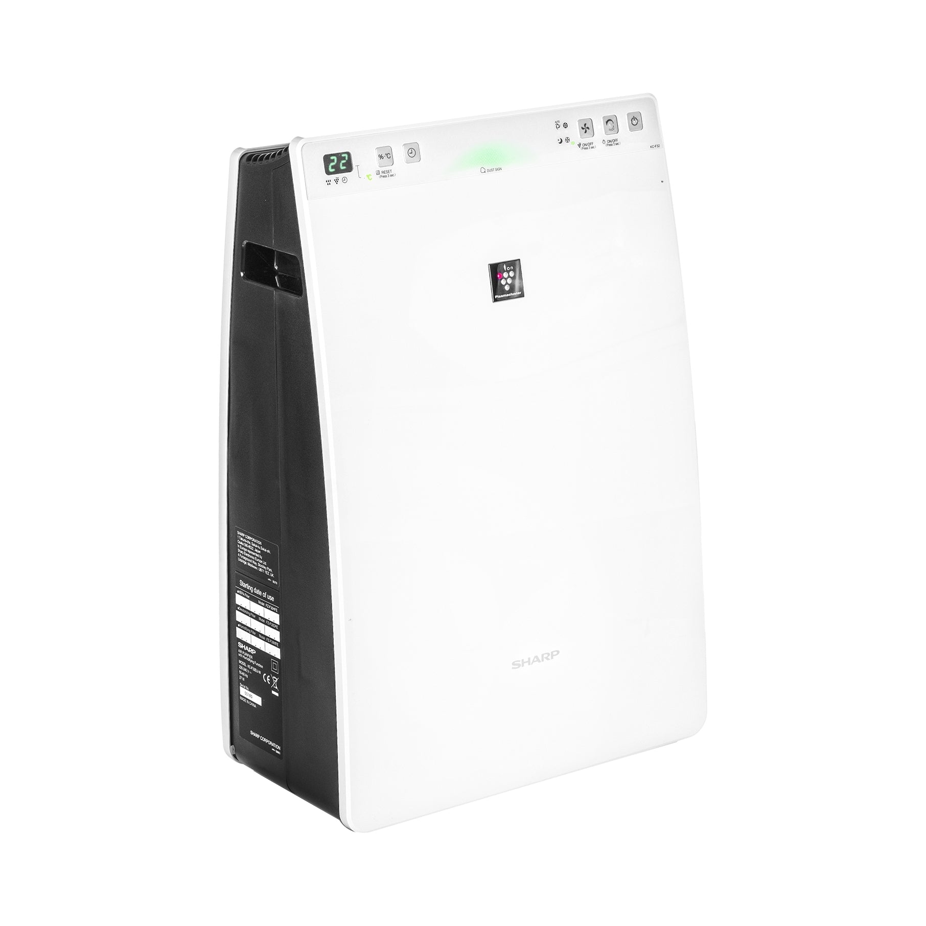 Air Purifier Sharp KC-F32EUW Humidifier Ionization up to 21m2 27W White