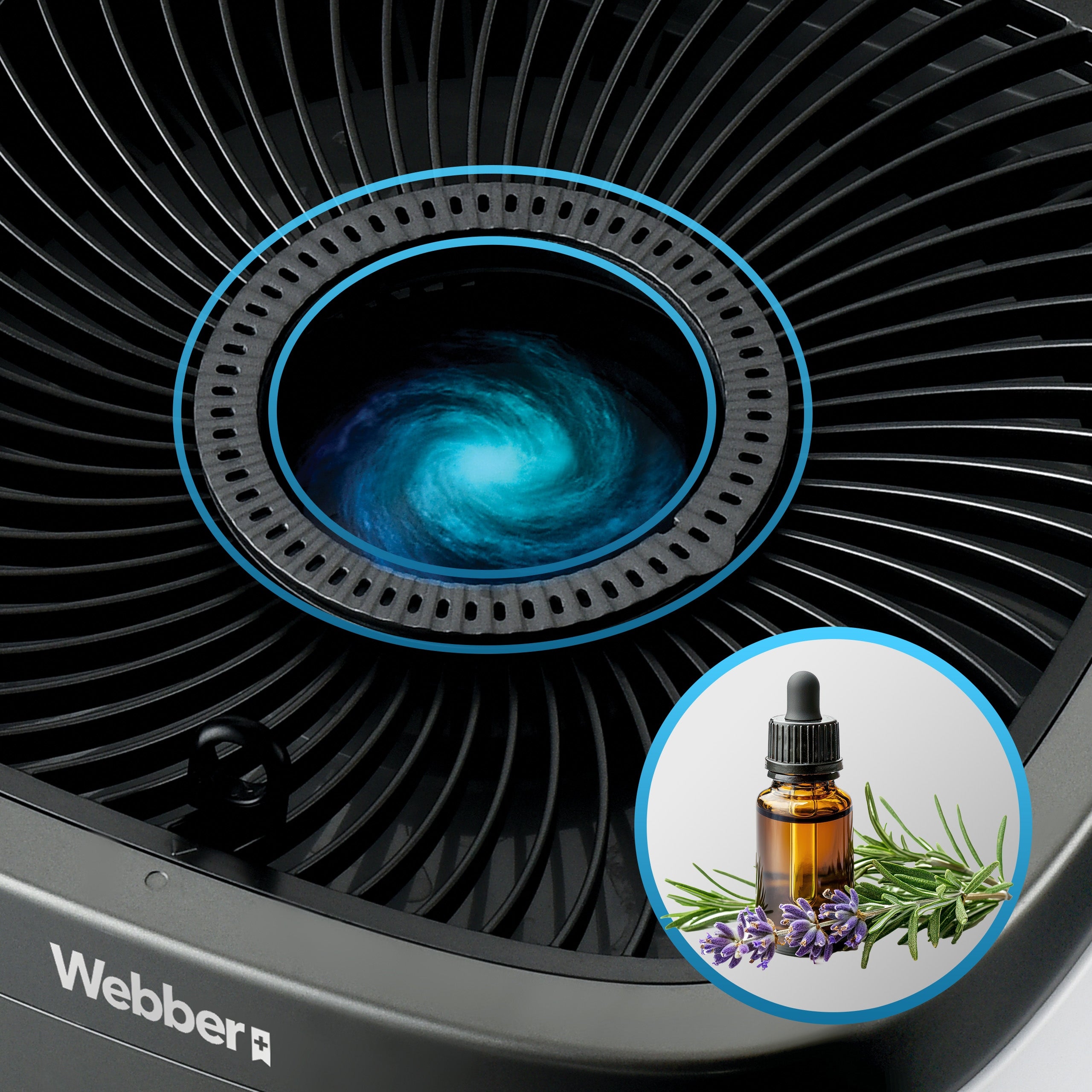 Air Purifier Webber APEH11003 WIFI HEPA 12 UV Ionizer Humidifier Model APEH 11003