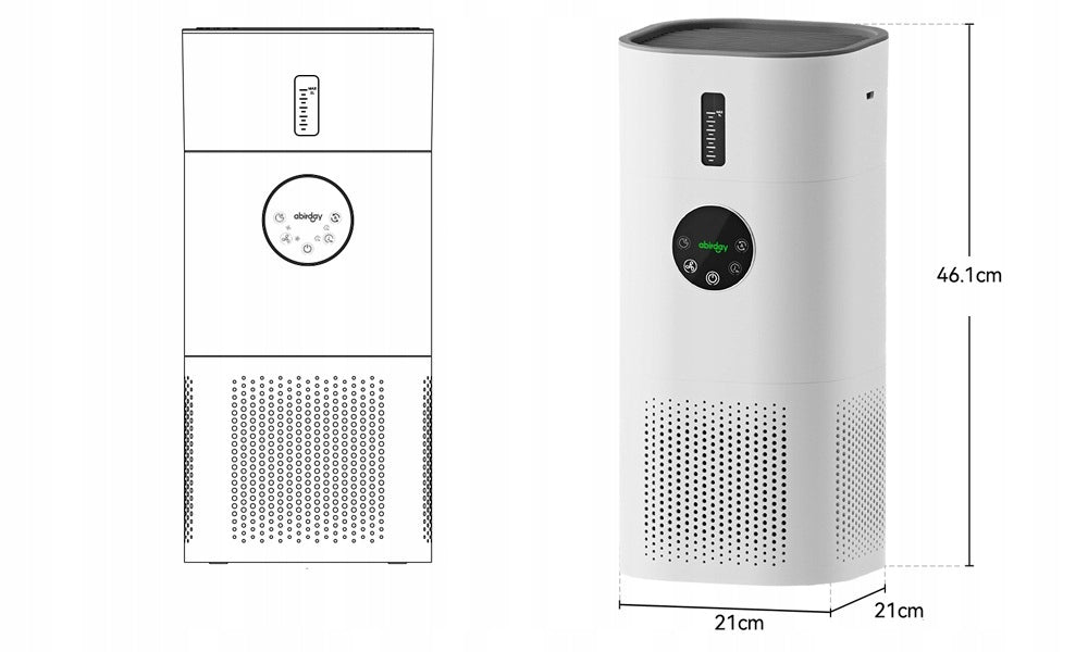 Air Purifier with Humidifier Diffuser 2in1 + HEPA Filter H13 Brand no brand