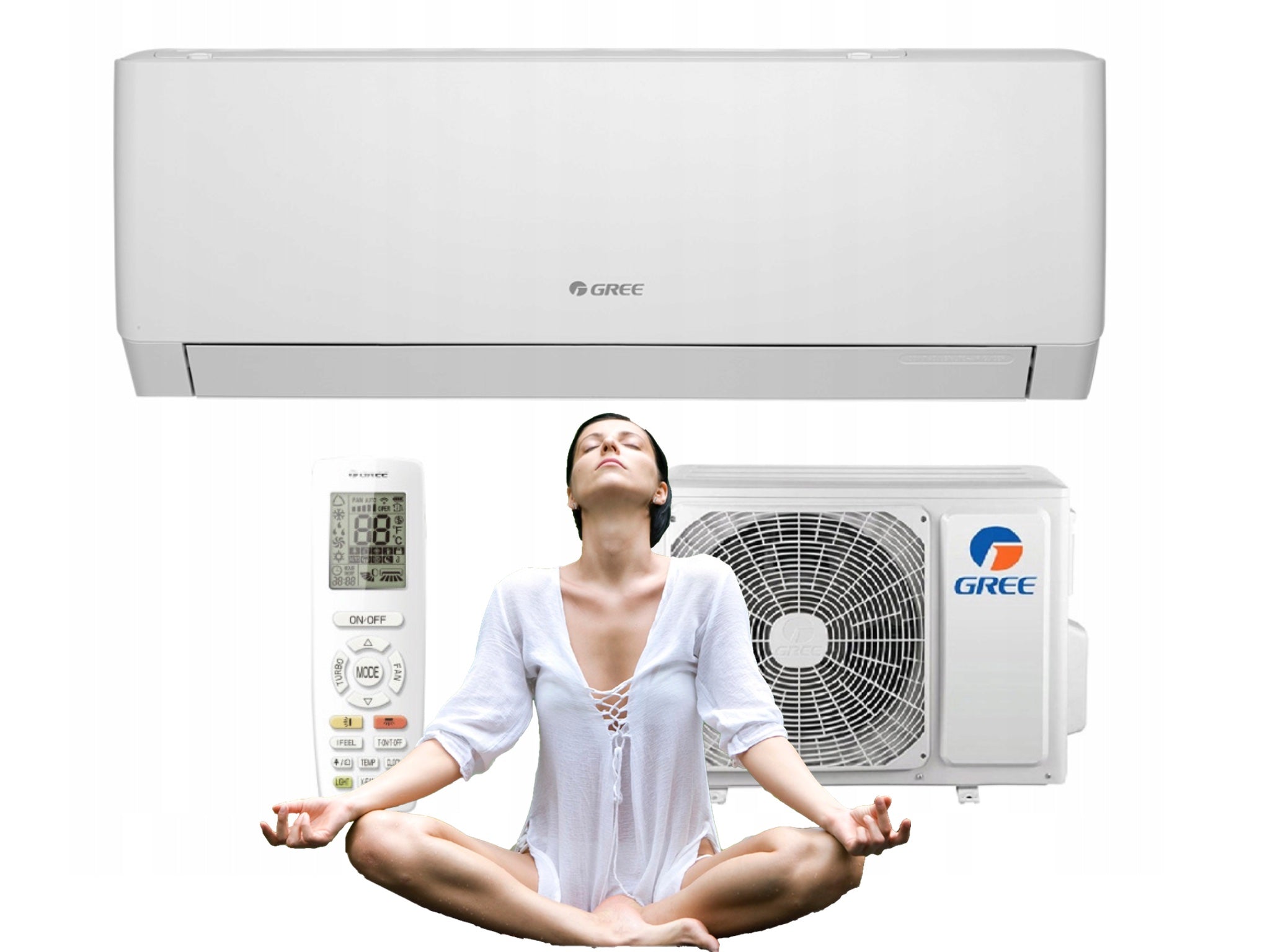 Air conditioner Gree PULAR GWH12AGB-K6DNA1A 3,2kW MATT - set