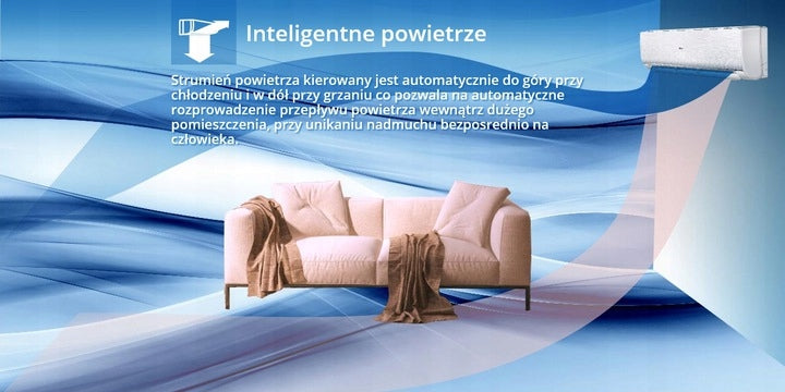 Air conditioner Haier REVIVE PLUS 2,5 kW HEATING WHOLESALE Installments zero Heating power 2600 W