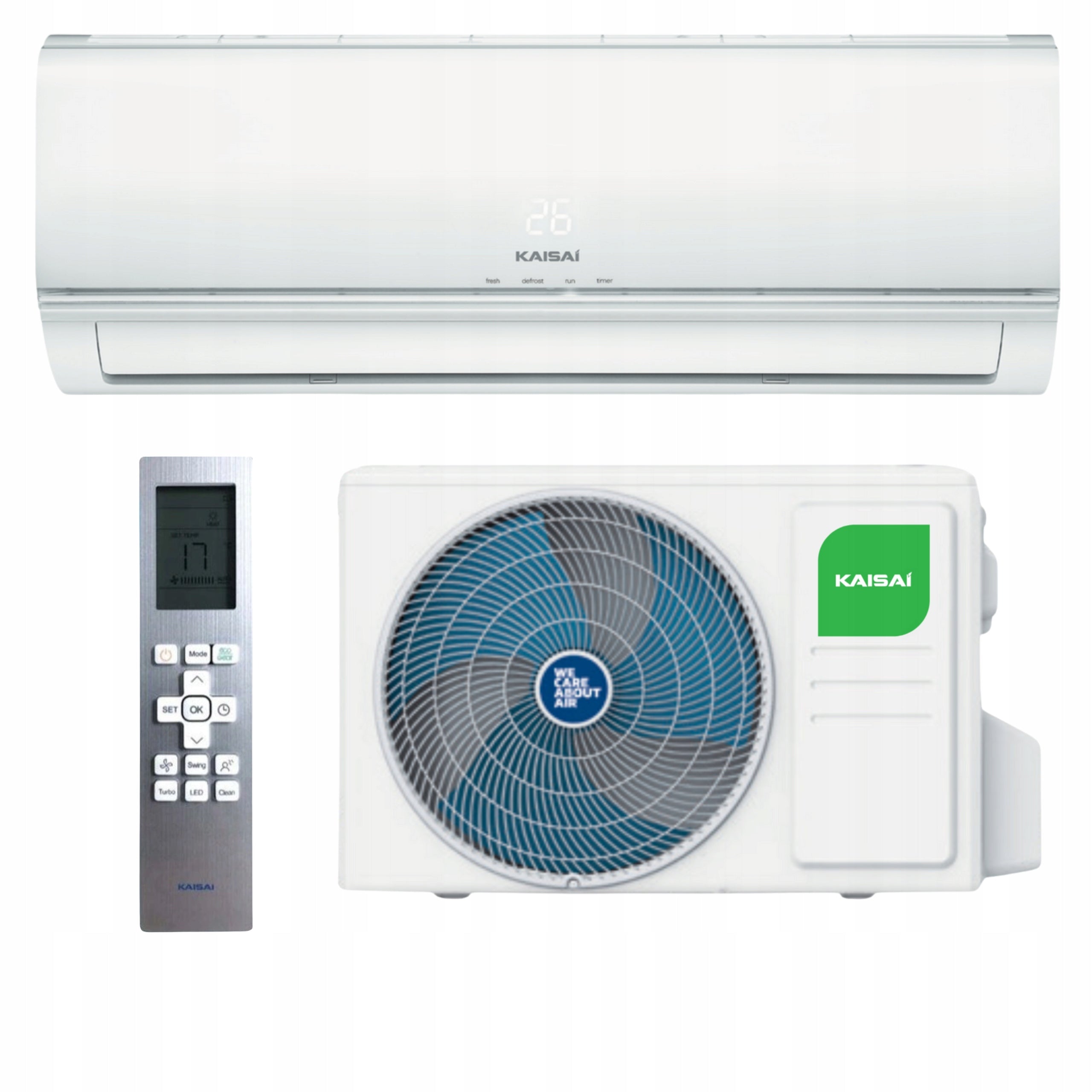 Air conditioner KAISAI ECO 2,6 SELF-CONTAINED WIFI HEATER Manufacturer code KLIMATYZACJA DO DOMU BIURA WIFI SPLIT