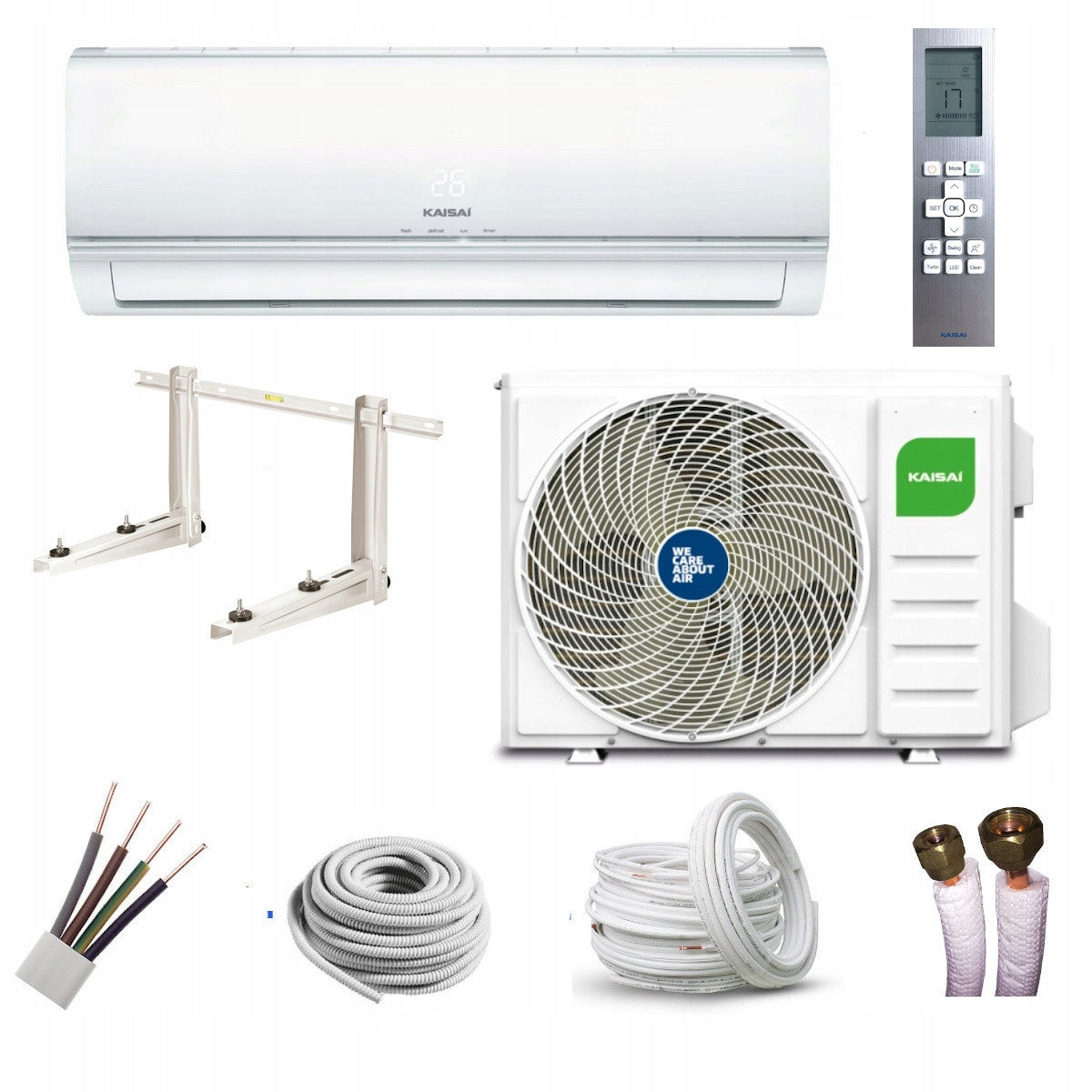 Air conditioner Kaisai Eco 3,5kW WiFi heater assembly kit