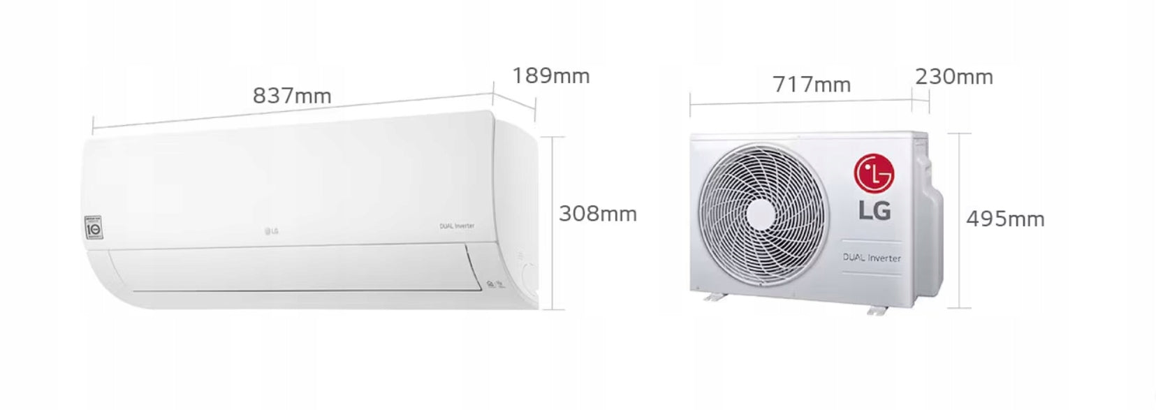 Air conditioner LG S09EC.NSJS Standard 2 2,5 KW Brand LG