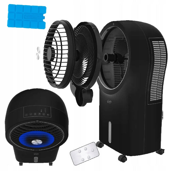 Air conditioner Ravanson MORSS black 51W 301m³/h remote control 3 speeds remote Brand Ravanson