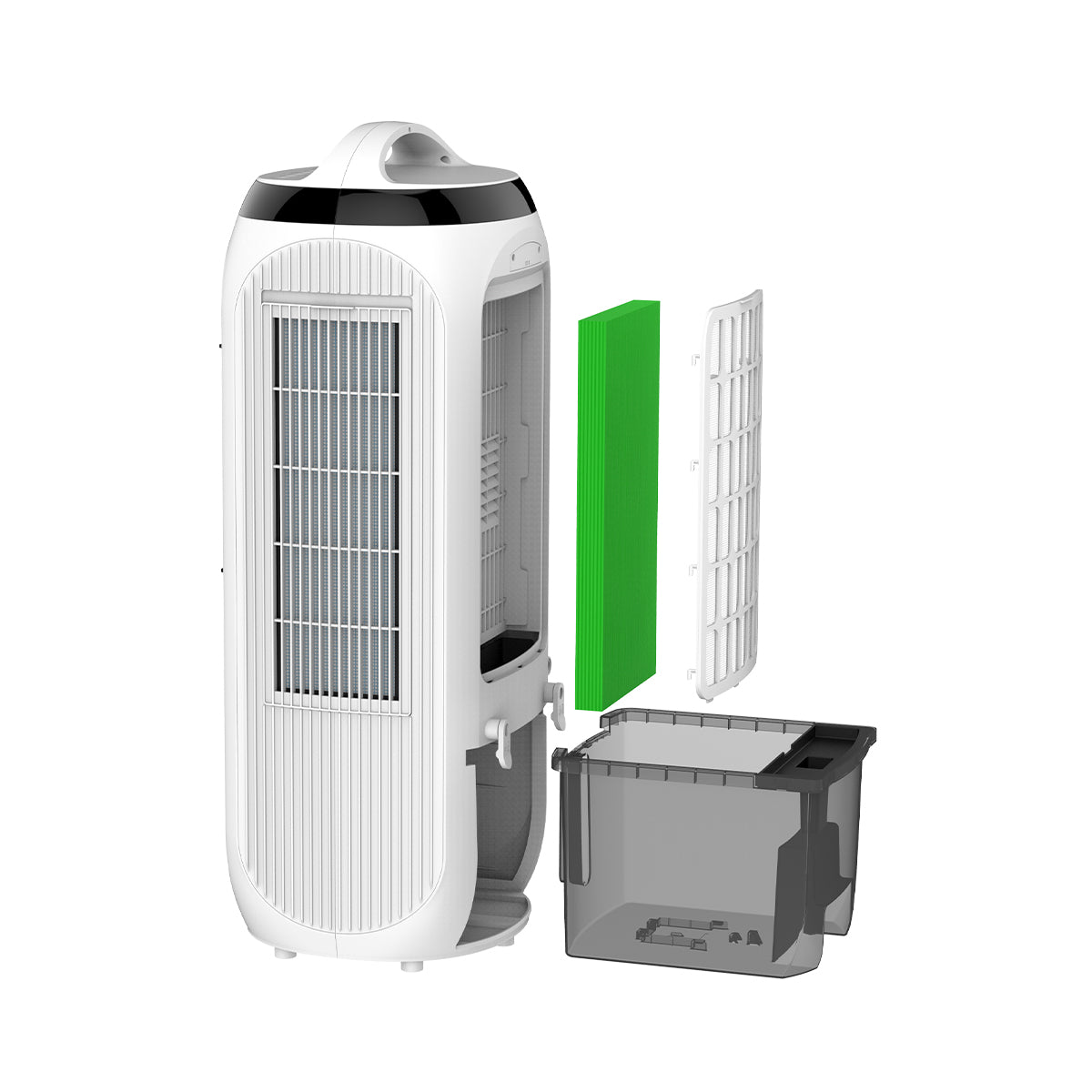 Air conditioner, purifier, humidifier and fan AERIUM TotalCare 4in1 H13 Product depth 27.6 cm