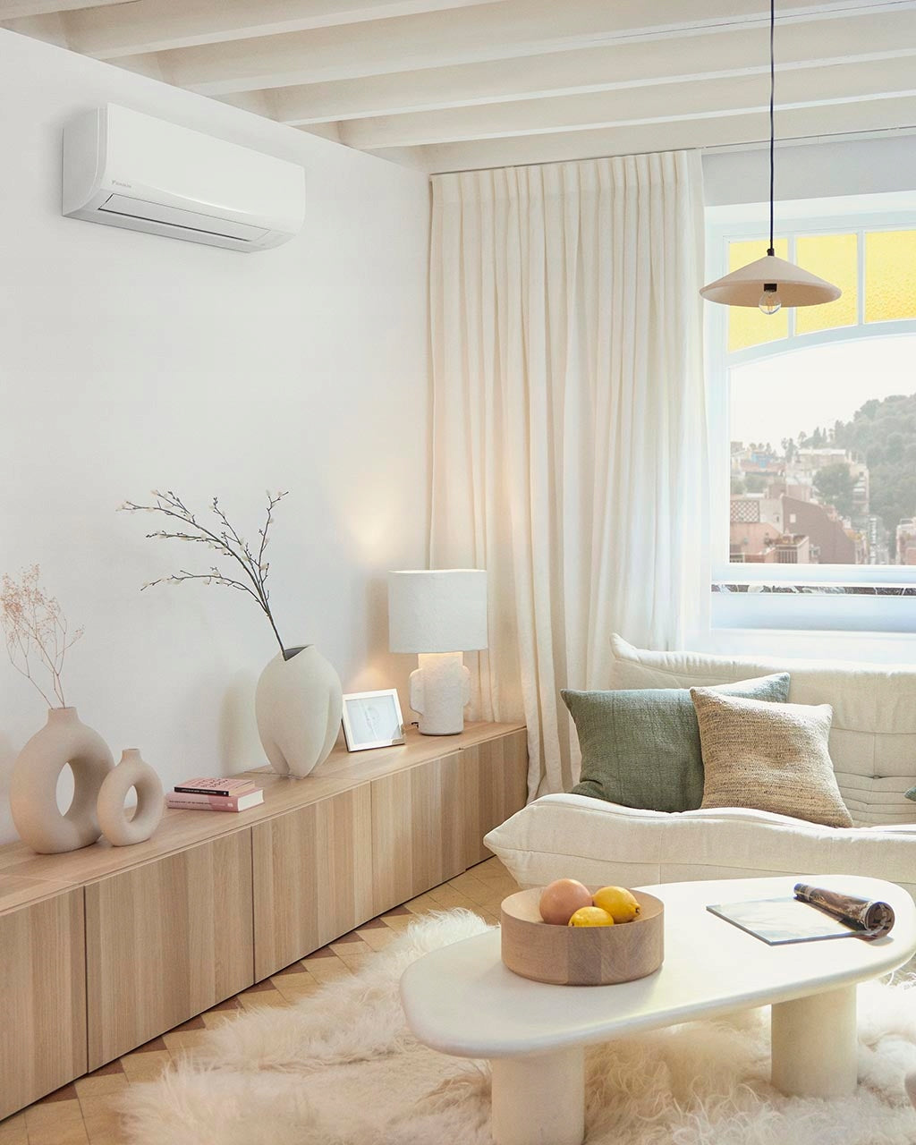 Air conditioning DAIKIN Sensira 3,5kW WiFI FTXF35F+RXF35F Cooling power 3500 W