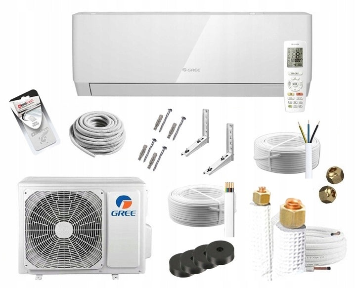 Air conditioning for home GREE Pular 50m2 self-heating Set of 3m CUP