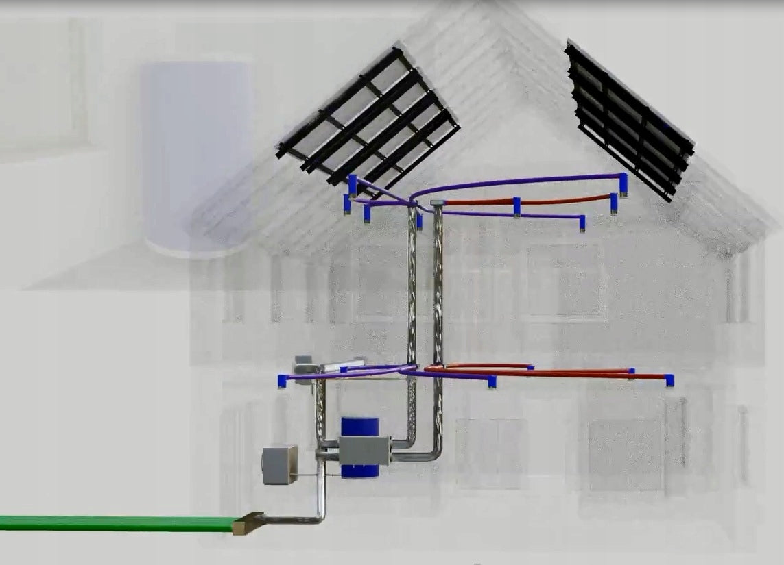 Air conditioning ventilation design - recuperator Brand no brand