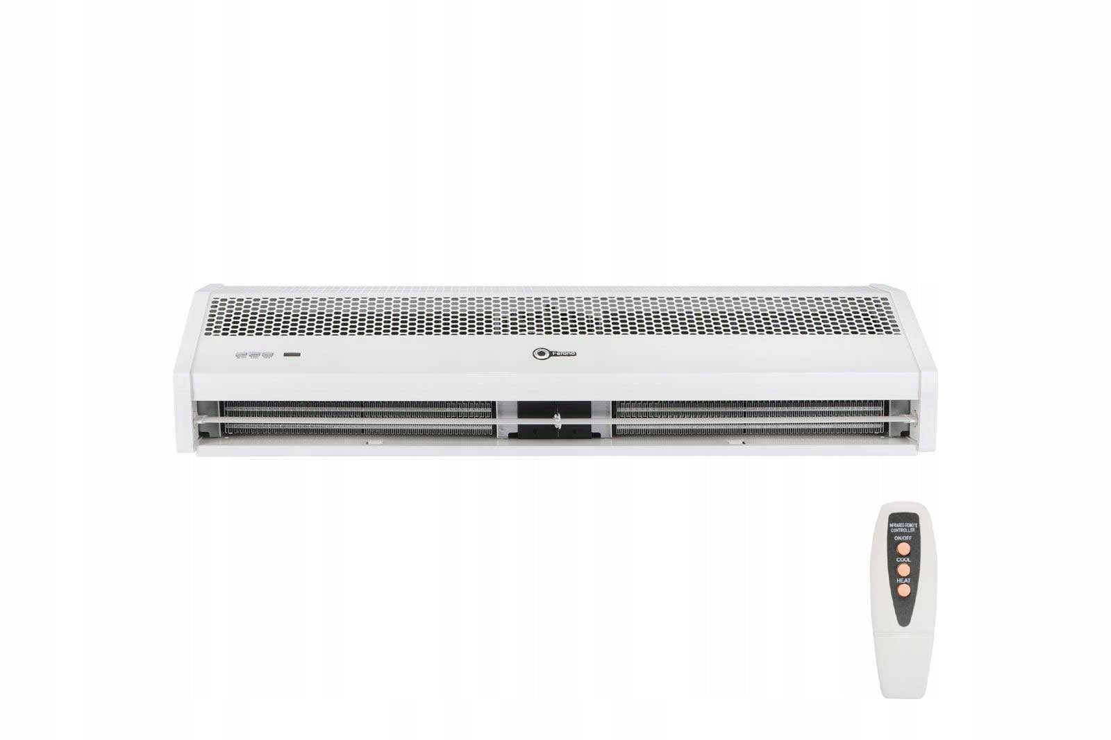 Air curtain FERONO FK200E with electric heater MIL-DAM