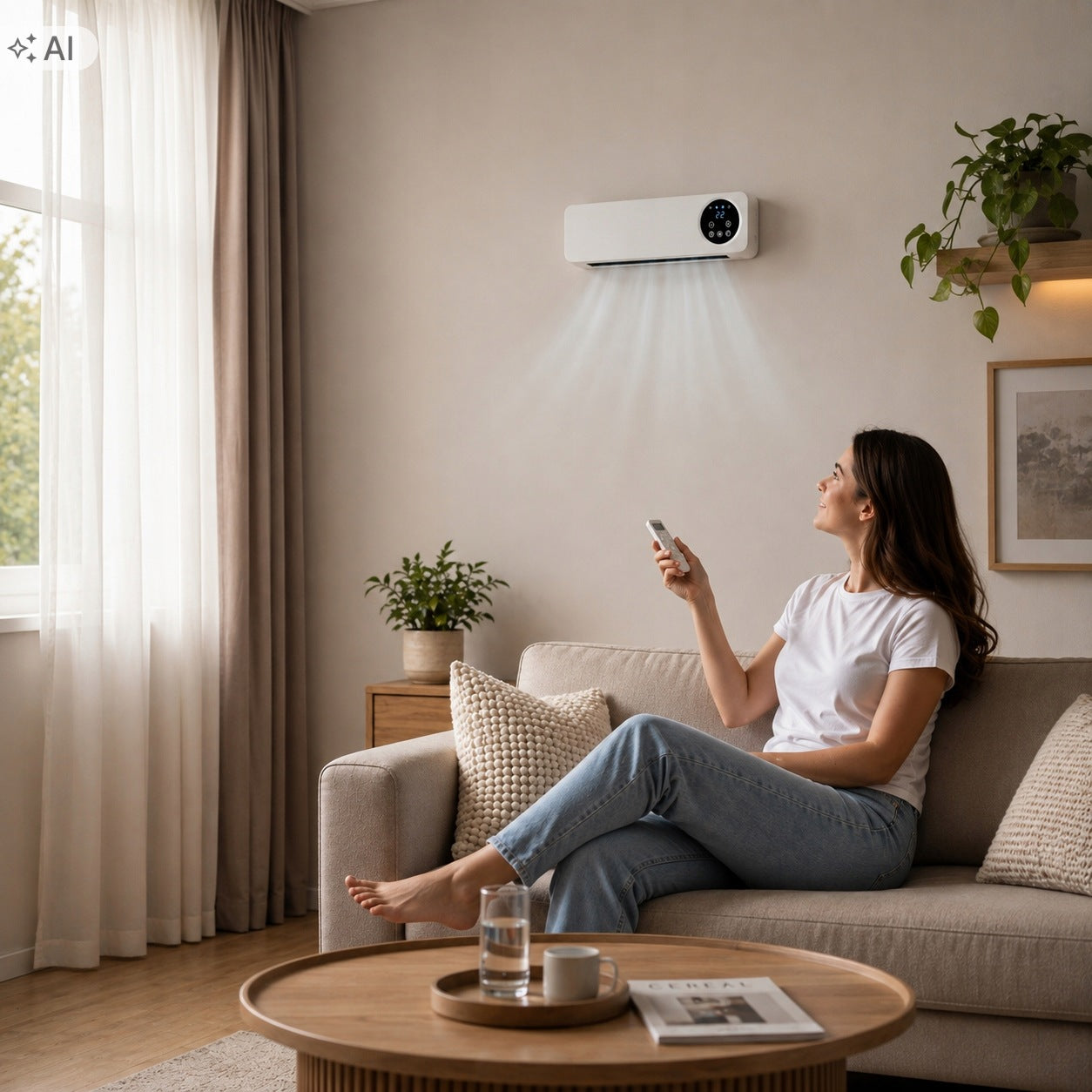 Air curtain Weber Heat ZYY-PTC06 2000 W heating and cool air supply Packaging status original