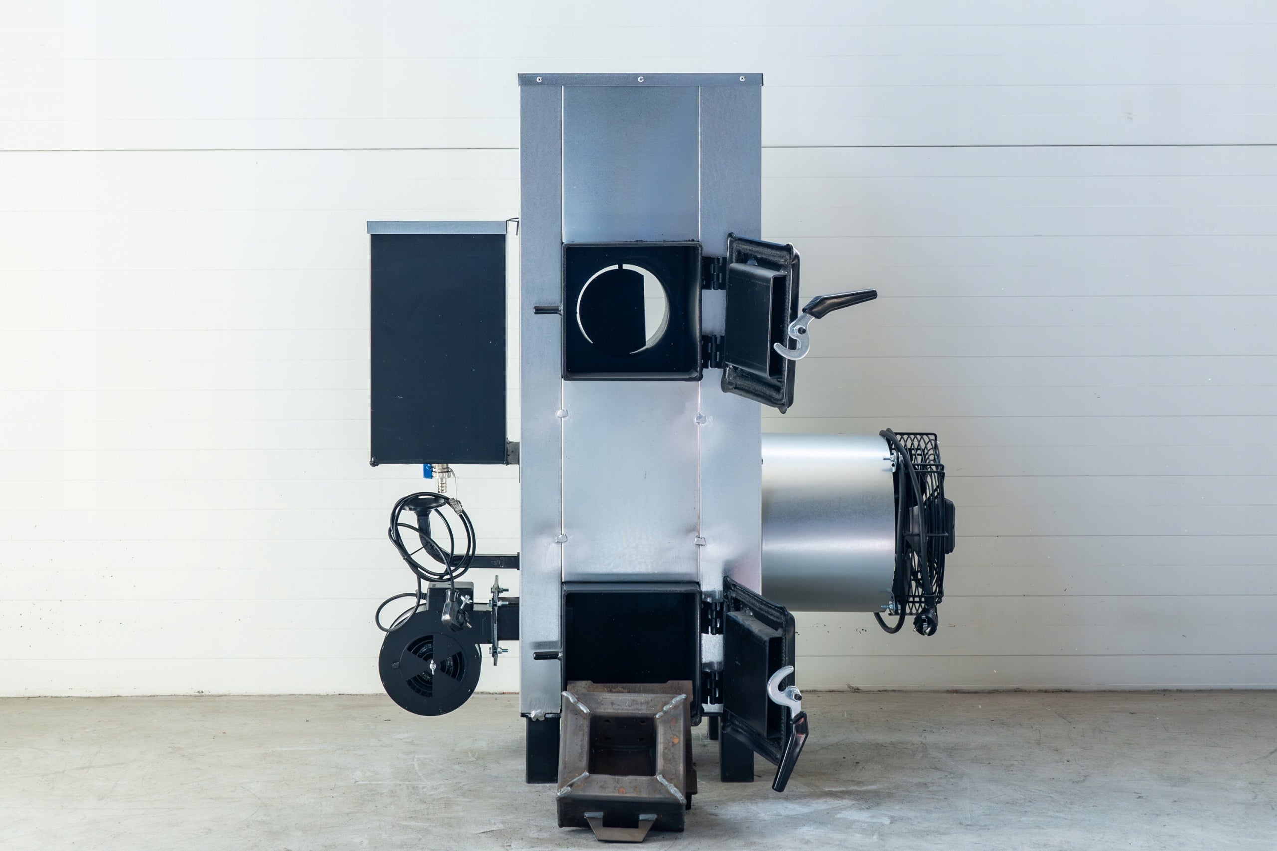 Air heater blowing furnace goat for workshop 100m2 (oil+wood)