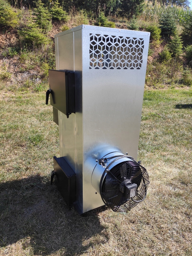 Air heater goat blower furnace for workshop 400m2 (oil+wood) Brand no brand