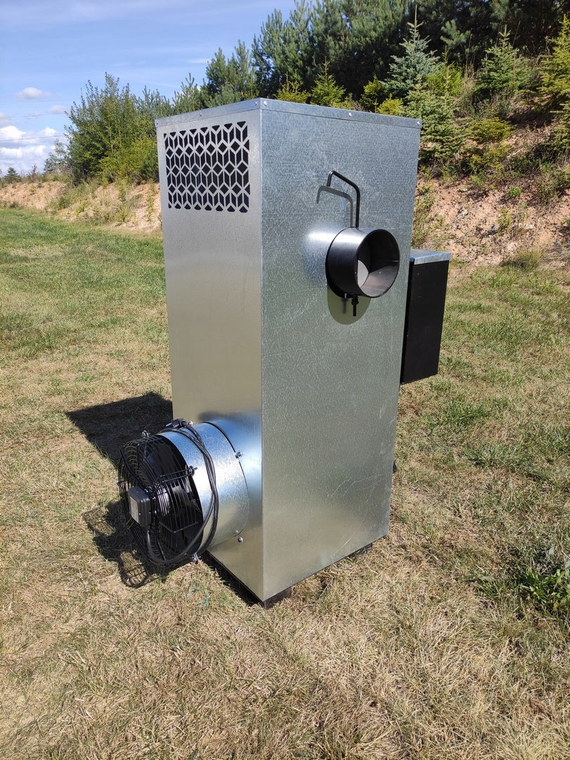 Air heater goat blower furnace for workshop 400m2 (oil+wood) Manufacturer code OL:MET NG30