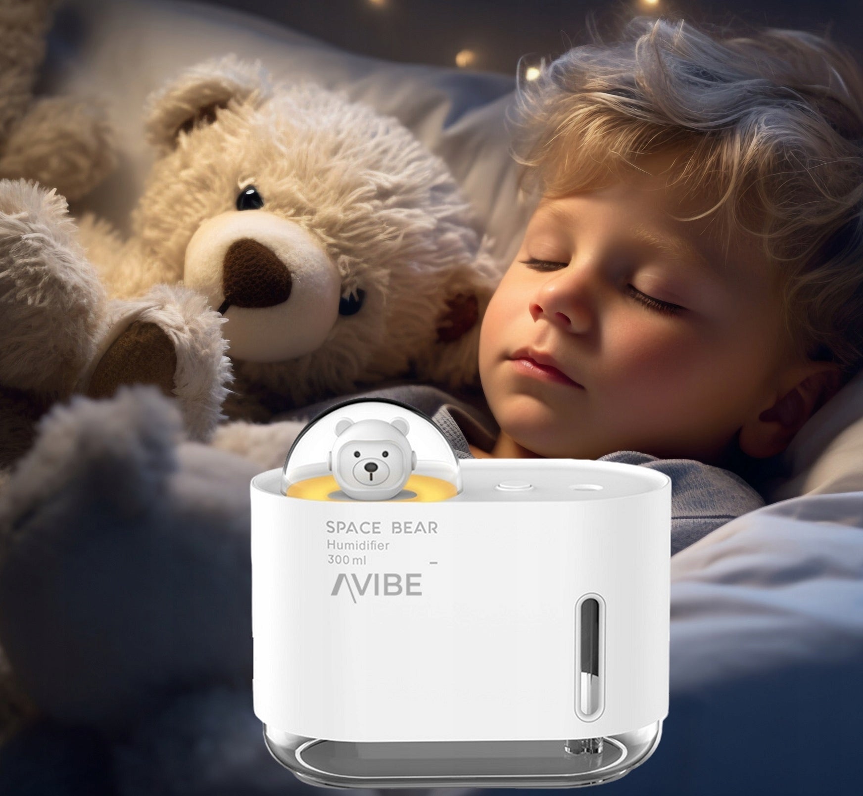 Air humidifier AVIBE sweet BEAR ionization AROMATHERAPY 300 ml gift EAN (GTIN) 5900009271027