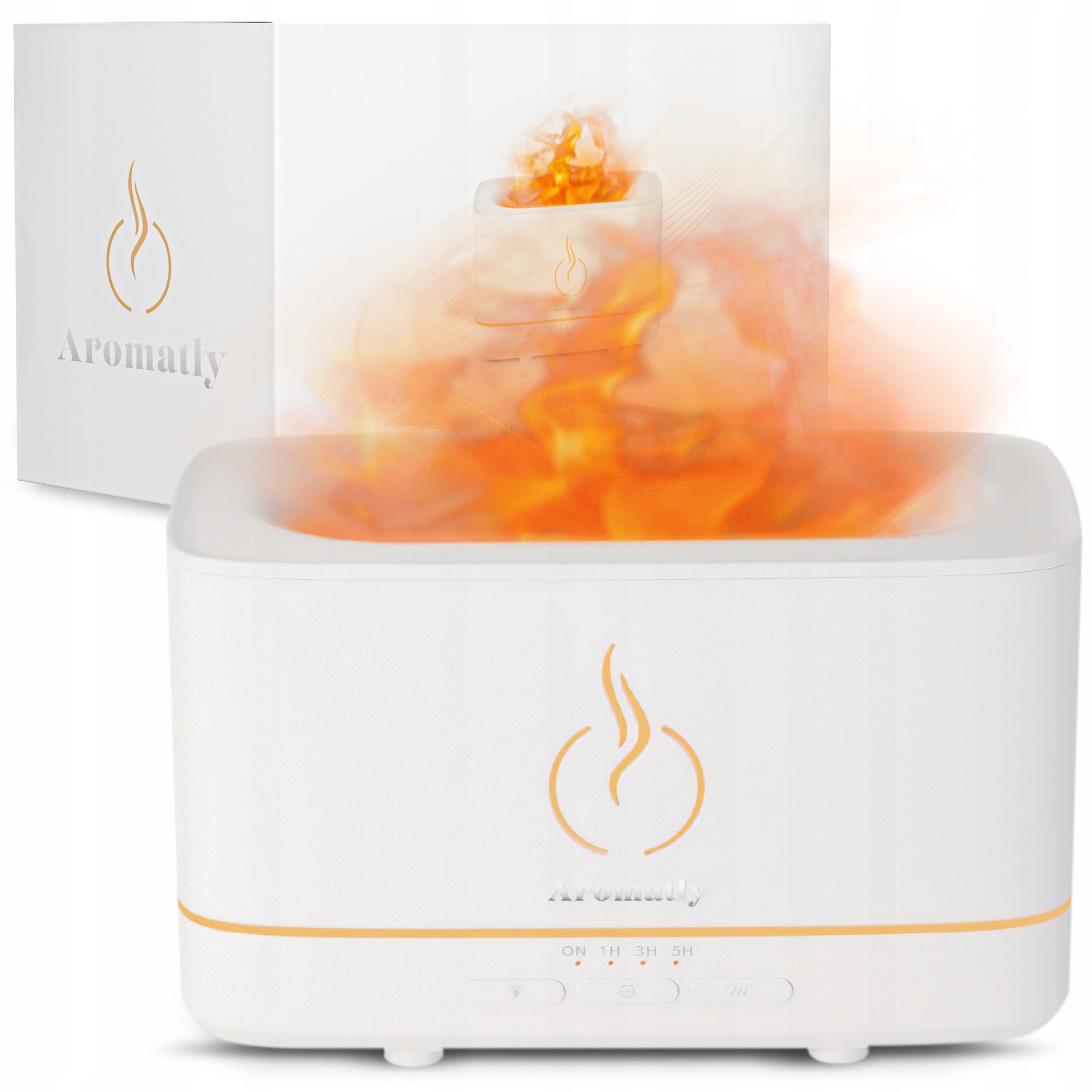 Air humidifier Aromatly - Flame 2 diffuser fire effect lamp