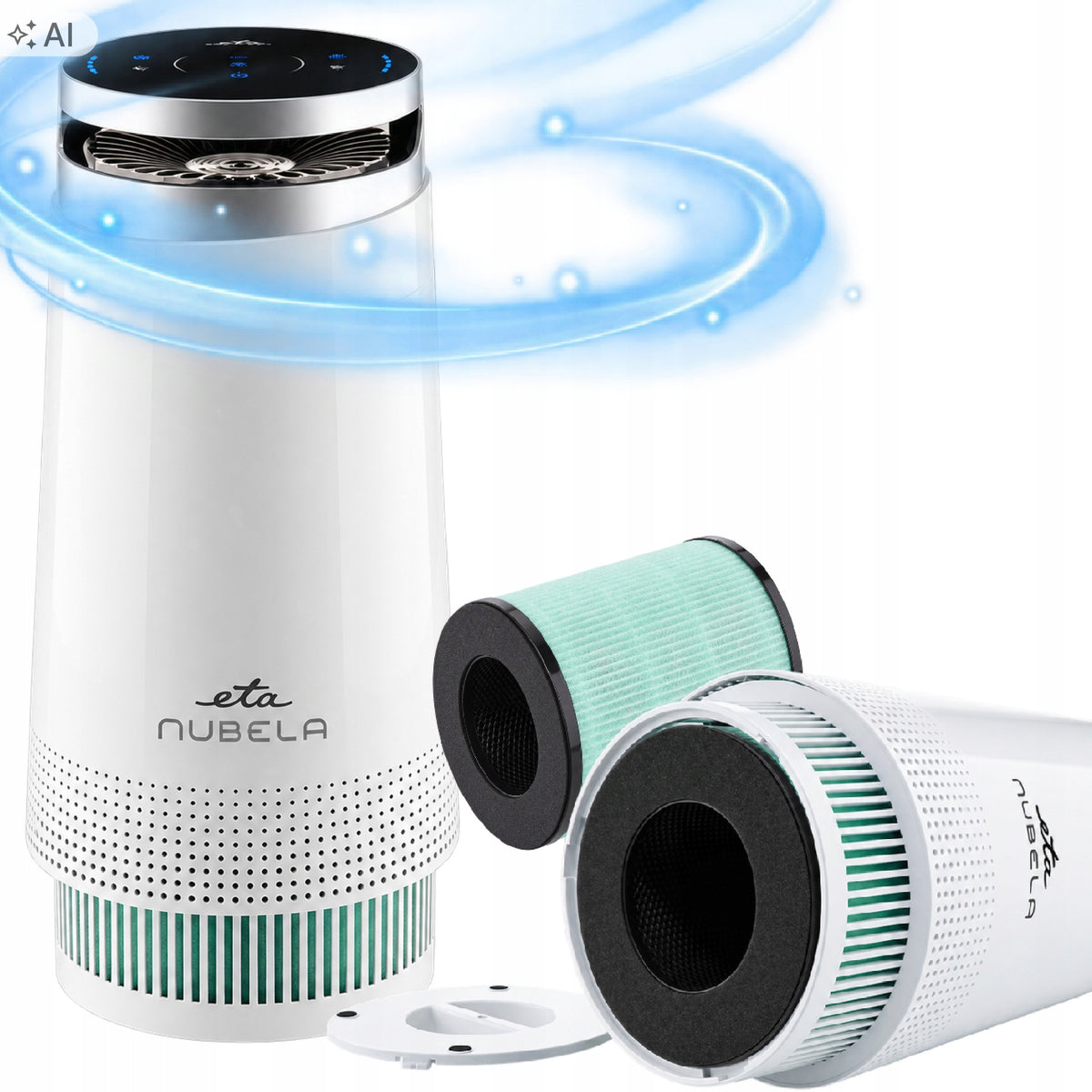 Air purifier ETA Nubela ETA256990000 20m2 HEPA ionization 28dB