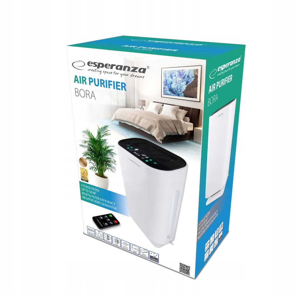 Air purifier Esperanza Bora EHP003 smog pilot Power 43 W