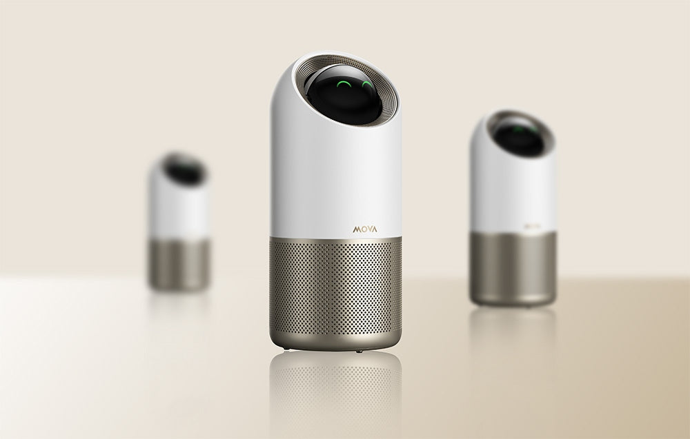 Air purifier Mova Stellar X10 26W white and gold Maximum efficiency 120 m³/h