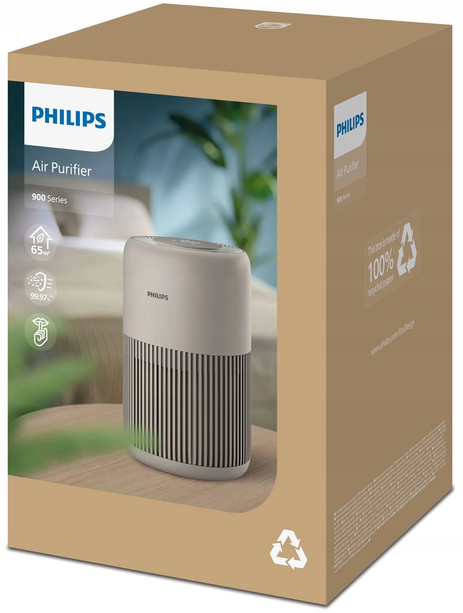 Air purifier PHILIPS AC0921/14 PureProtect Mini 900 250m3 to 65m² Maximum efficiency 250 m³/h