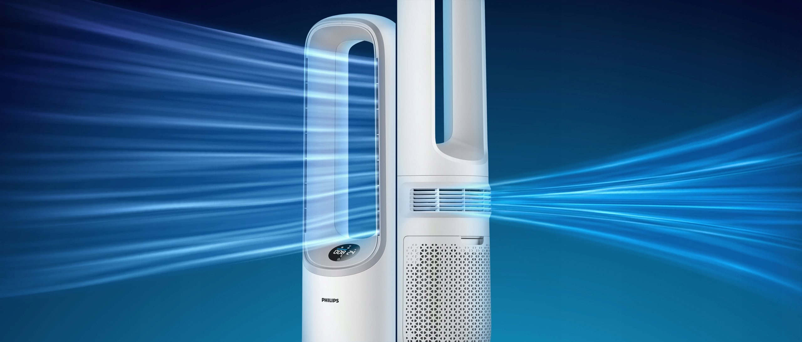Air purifier Philips 2in1 fan function silver AMF765/10 Maximum efficiency 270 m³/h