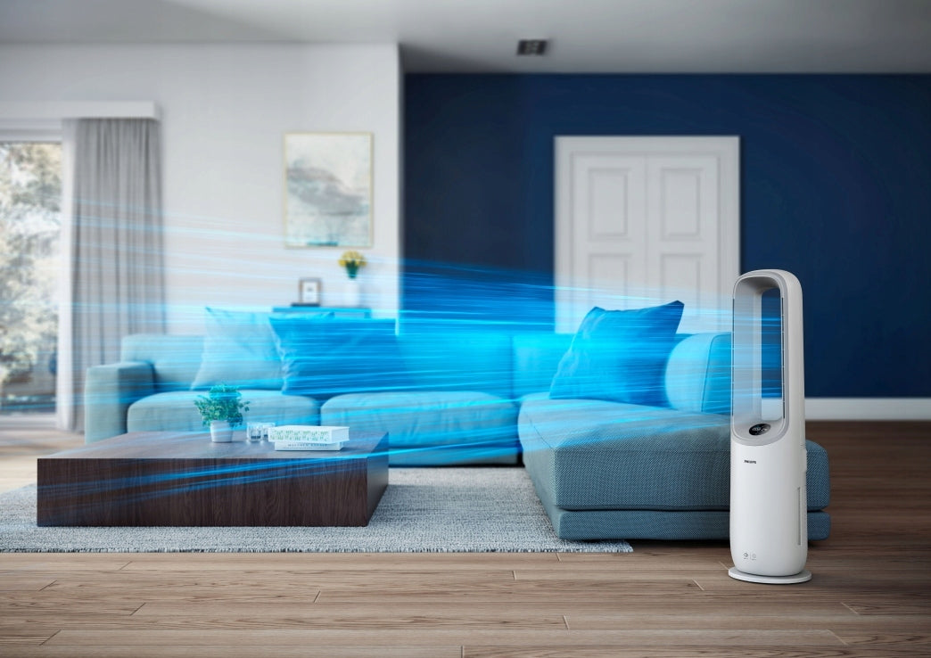 Air purifier Philips 2in1 fan function silver AMF765/10 Noise level 47 dB