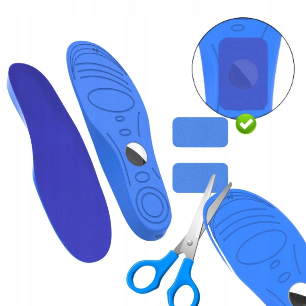 AirTag Shoe Inserts for Kids PROTECTIVE CASE (175mm-190mm) blue