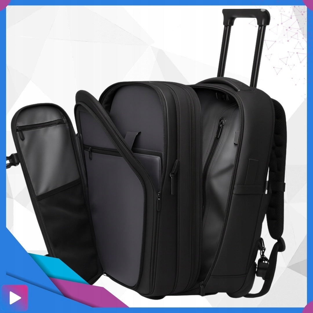 Airplane Backpack Vacuum On Wheels With Pump Hand Luggage 54x32x28 Manufacturer code Plecak Na Kółkach Premium