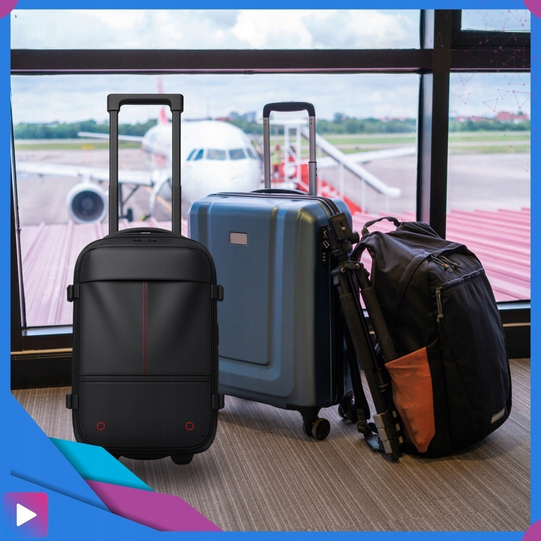 Airplane Backpack Vacuum On Wheels With Pump Hand Luggage 54x32x28 Packaging status original