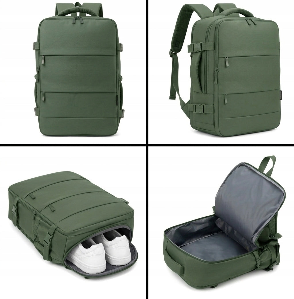 Airplane Travel Backpack 40x30x20 Wizzair Ryanair Hand Luggage Cabin Manufacturer code plecak podróżny bagaż podręczny d1