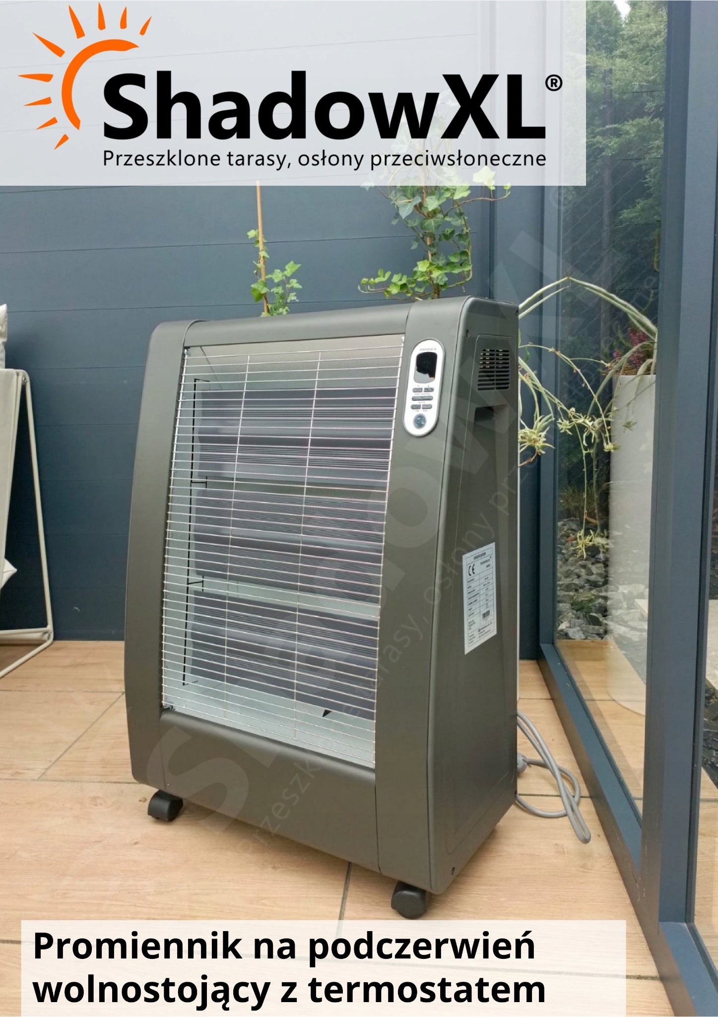 Airrex AH-720 Electric Infrared Heater 2,8kW Mobile Heater Manufacturer code Airrex- AH720