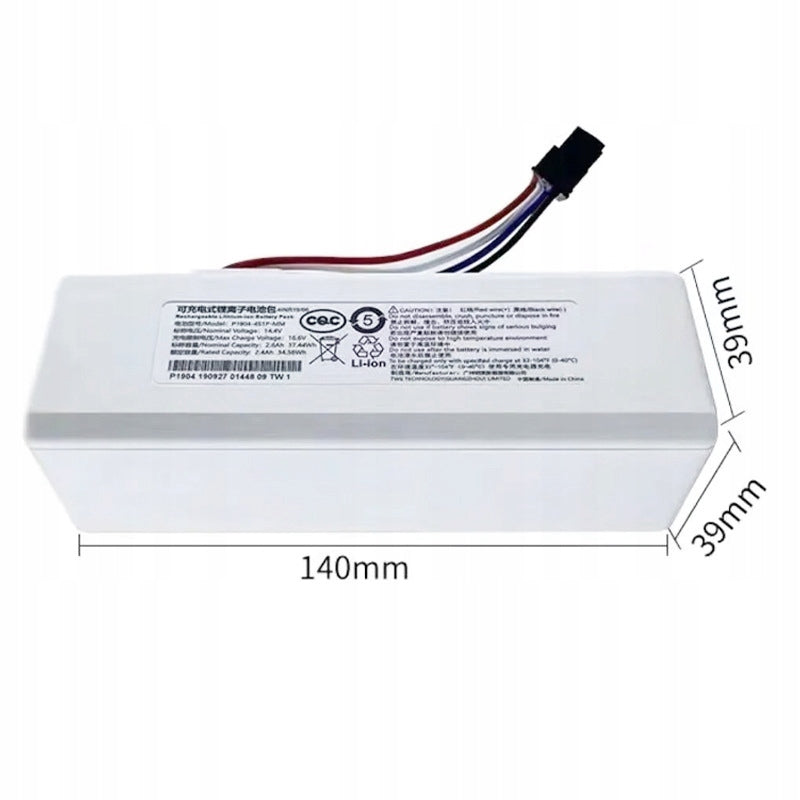 Aku Battery for Xiaomi Mi Robot Vacuum Mop 1C Mijia 1C STYTJ01ZHM 2600mAh Manufacturer code do Xiaomi Mi Robot Vacuum