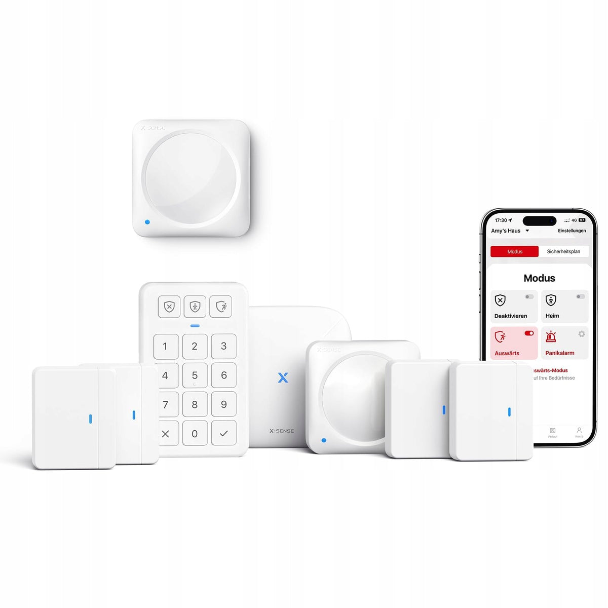 Alaram X-Sense AS08 Safety Kit, Alarm System for Doors and Windows