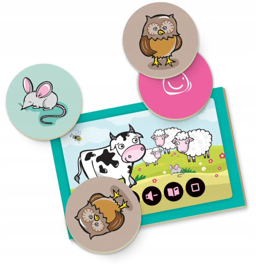Albi Animals 3+ Read with Albi interactive memo game 1 piece Packaging status original