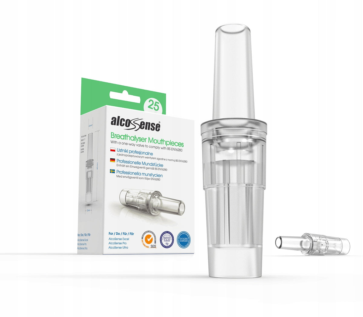 AlcoSense Professional Mouthpieces (25 pieces)