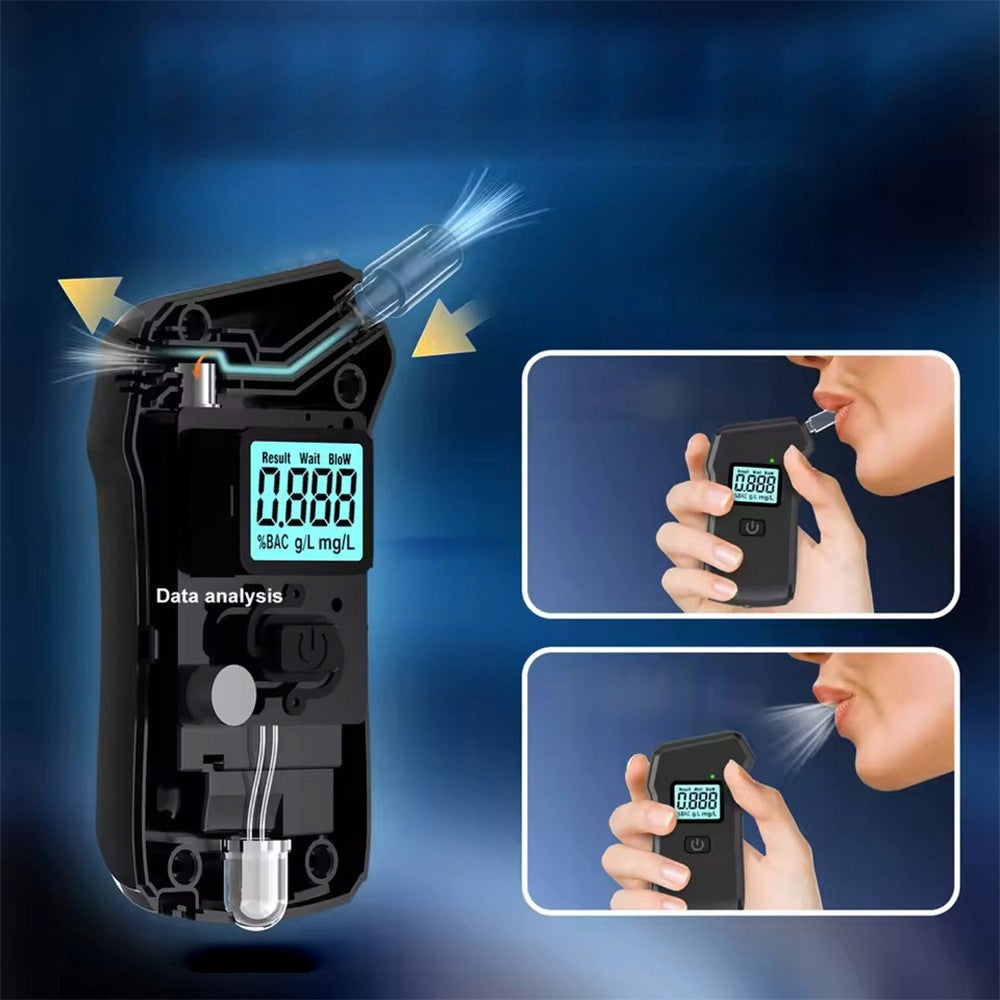 Alcohol Tester Breathalyzer 0-200mg/100ml Portable Digital 3s Fast Manufacturer code HO-0179A1-YT