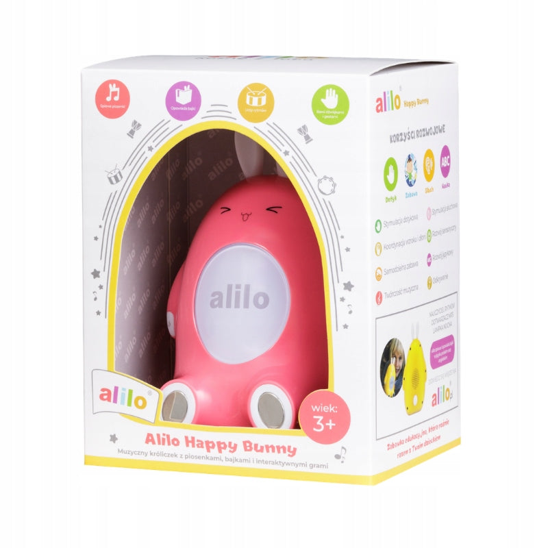 Alilo bunny Happy Bunny pink