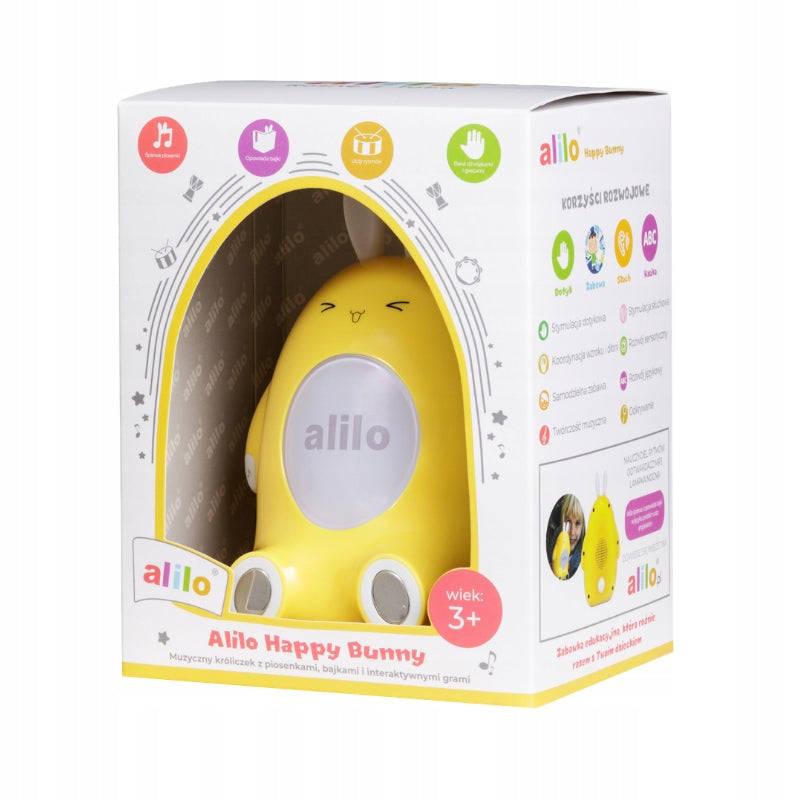 Alilo bunny Happy Bunny yellow