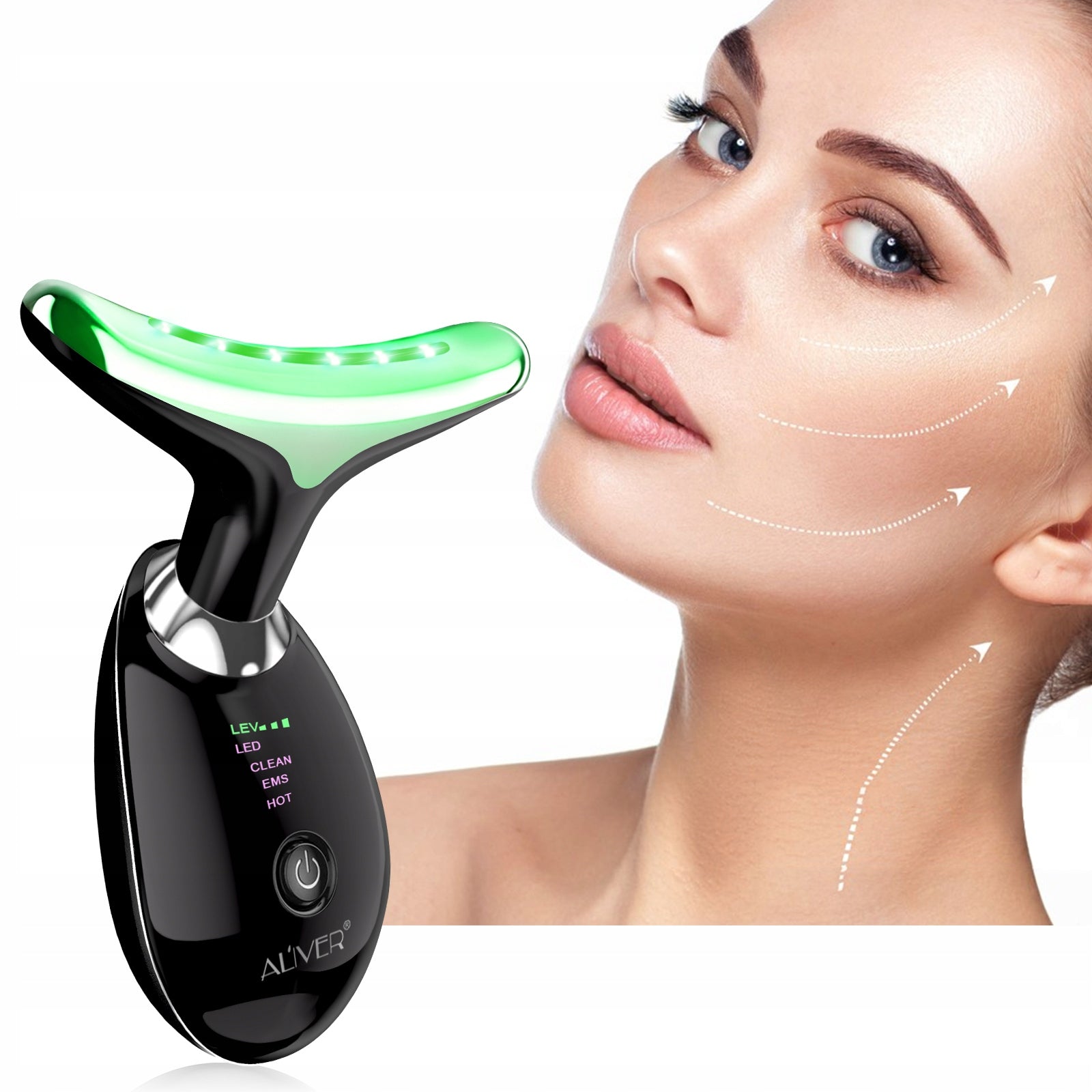 Aliver Anti-Wrinkle Face Therapy ES-1081 Black Packaging status original