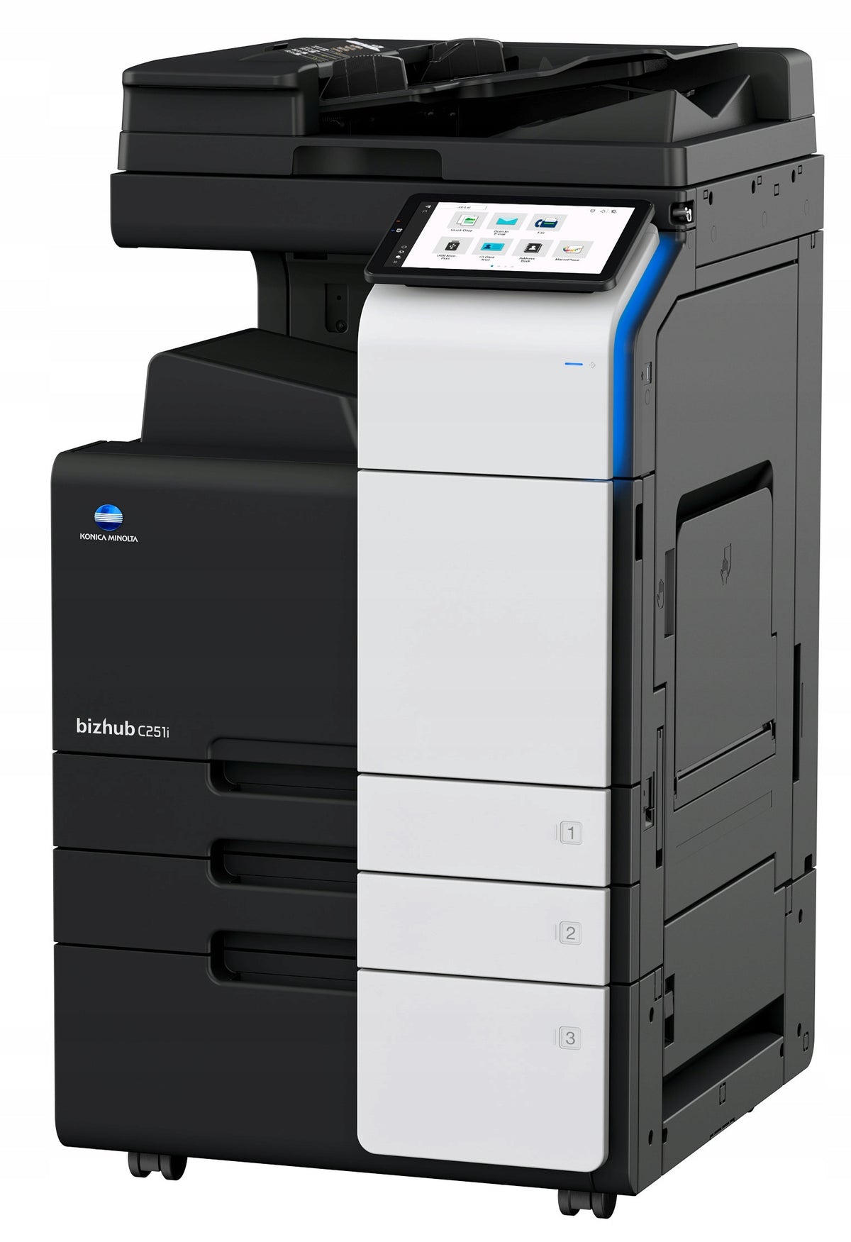 All-in-One Laser KonicaMinolta C251i + DF632 + DK516x Packaging status original
