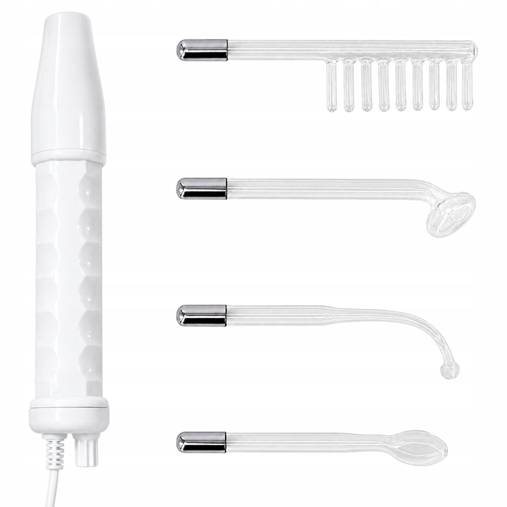Allbag Darsonval Derma Wand PRO 4 ELECTRODES OZONE MICROCURRENTS FOR SKIN HAIR Packaging status original