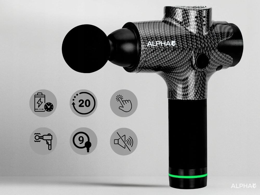 Alpha Massage Gun Pro - Massager for Back, Body and Feet EAN (GTIN) 5903857176100
