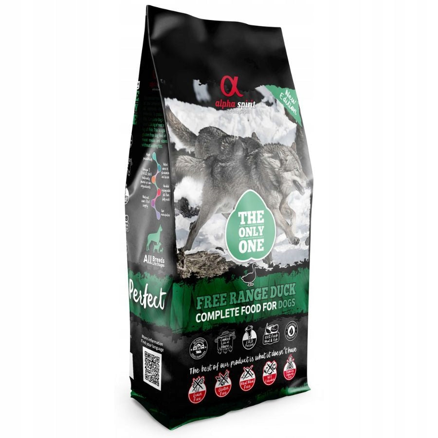 Alpha Spirit DUCK Complete Dry Dog Food DUCK CHICKEN 12kg Brand Alpha Spirit