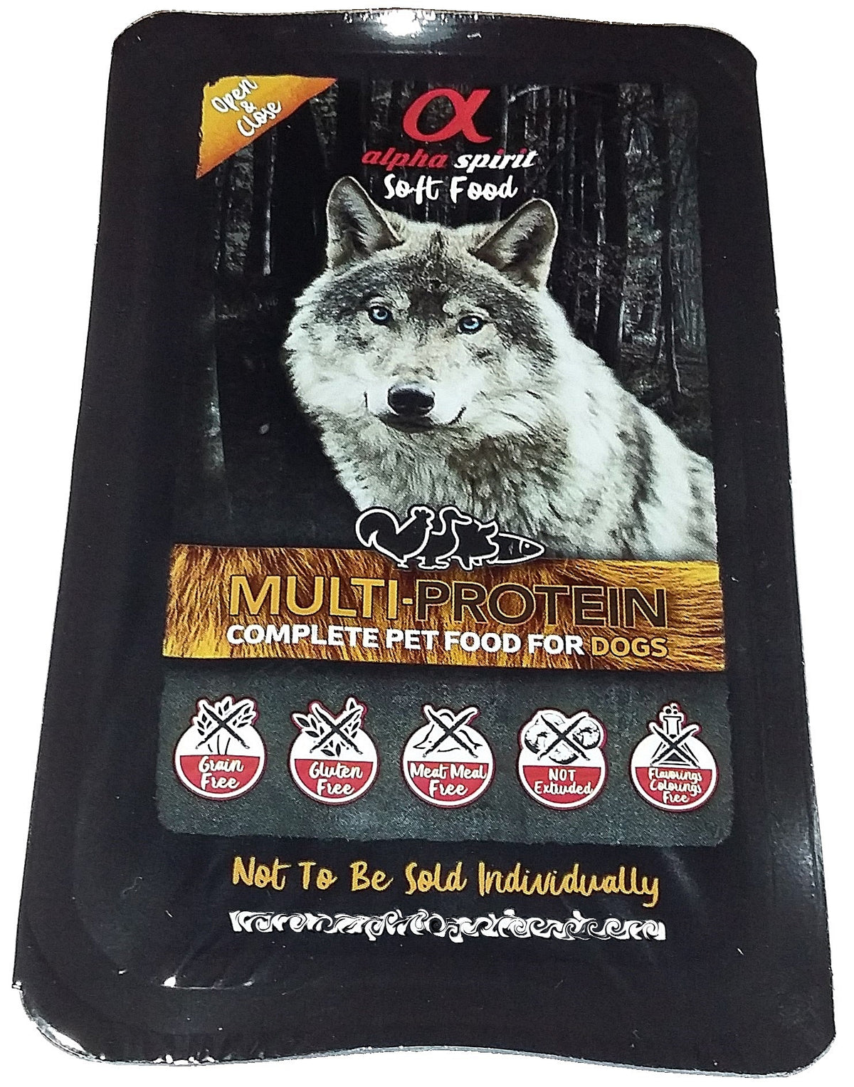 Alpha Spirit Food MULTIPROTEIN 10x200g Semi-soft dog food EAN (GTIN) 6923193518944