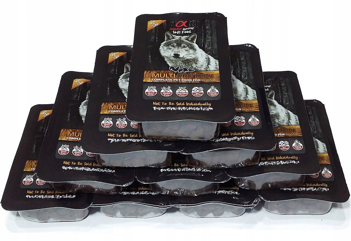 Alpha Spirit Food MULTIPROTEIN 10x200g Semi-soft dog food