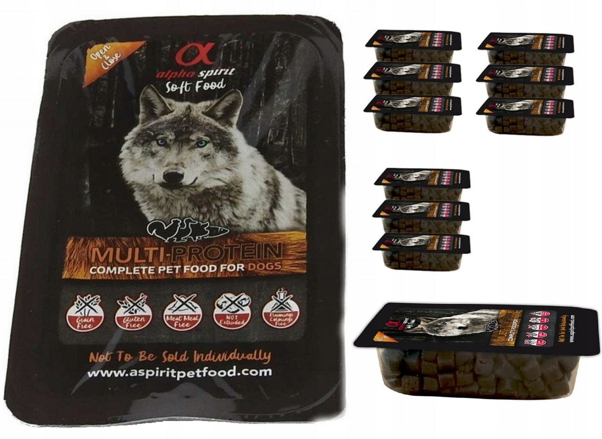 Alpha Spirit MULTIPROTEIN complete dry food semi-soft 10x200g 2kg