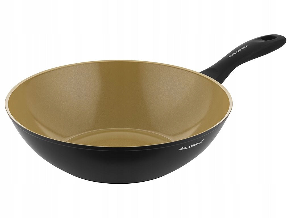Aluminium pan WOK Florina AmVegan 28cm by Mateusz Gessler induction gas