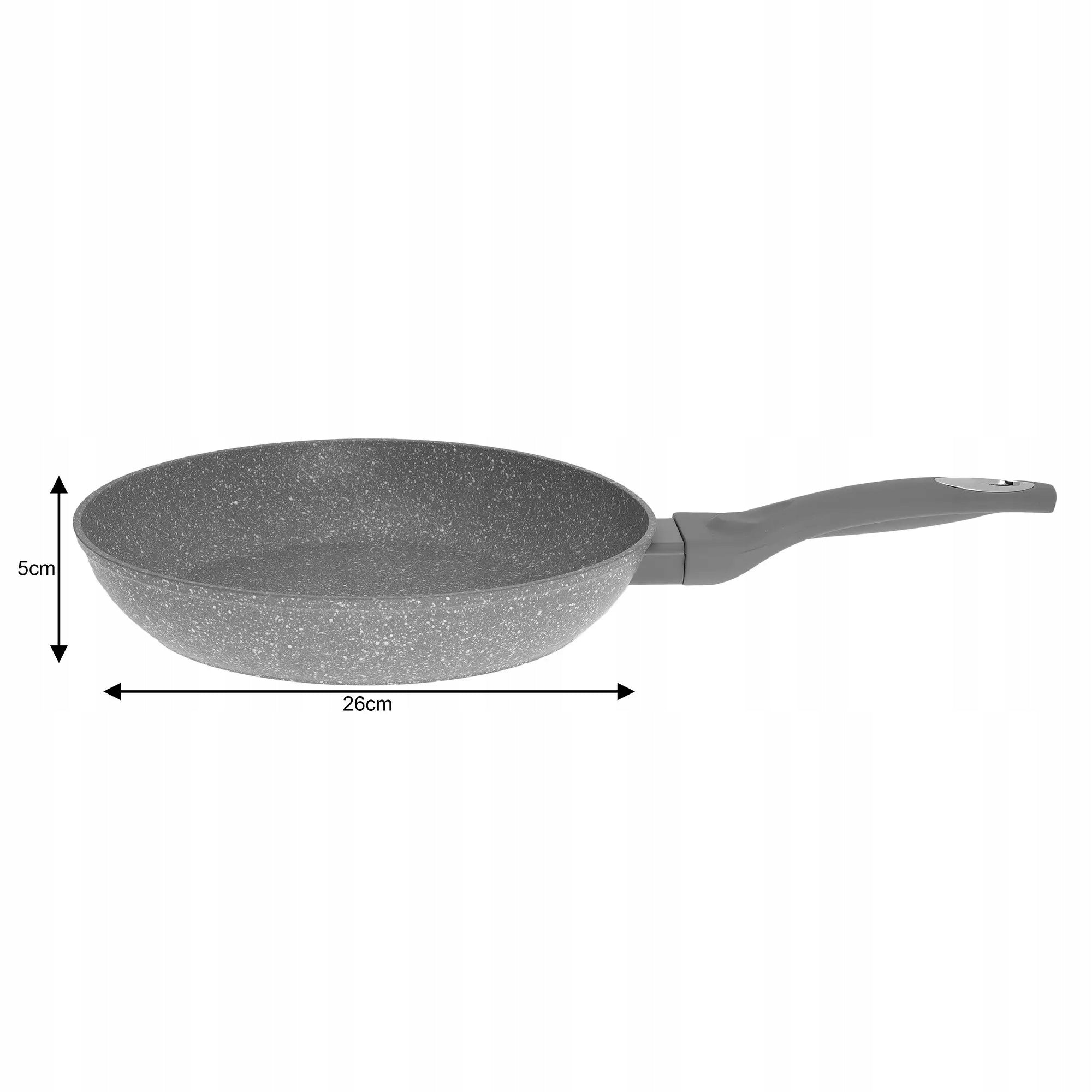 Aluminium pan, grey marble, Ø26cm Klausberg Diameter 26 cm