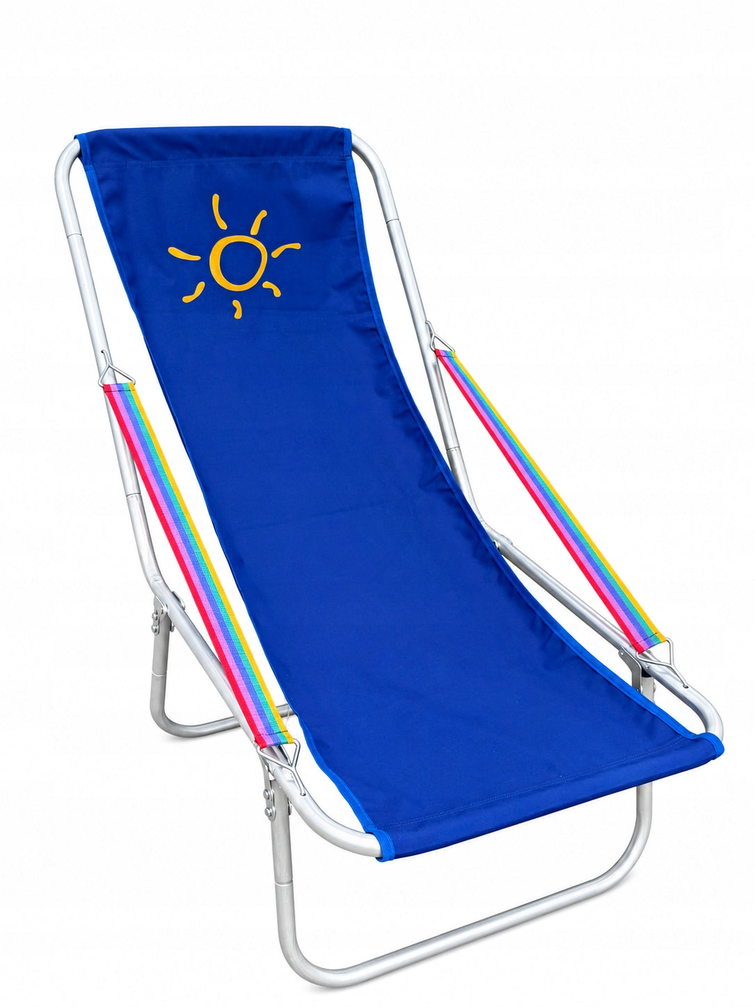 Aluminum Sun Lounger Blue Folding For Bag With Cover Brand Piknik